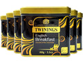 Twinings English Breakfast Loose Leaf Black Tea - 600g (6 x 100g Tins)