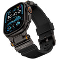 HITZEE Rugged Silicone Sport Strap for Apple Watch 49/46/45/44/42mm