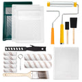 Mister Rui 18-Piece Paint Roller and Brush Set for Wall Painting
