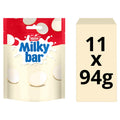 Milkybar White Chocolate Giant Buttons Sharing Pouch - 94g (Pack of 11)