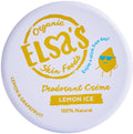 Elsa's Organic Natural Deodorant Cream | Lemon Ice Sensitive Skin | 50g