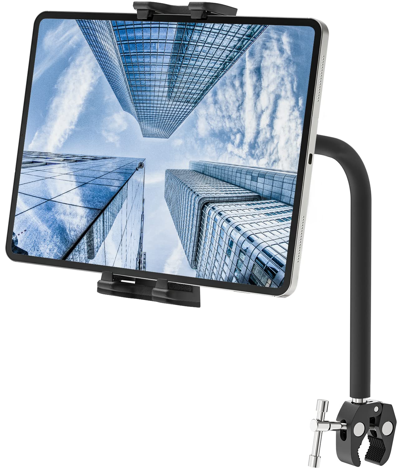 Tendak Gooseneck Exercise Bike Tablet Holder | Adjustable iPad Mount