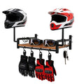 Helmet Holder Wall Mount for 2 Motorcycles, Heavy Duty Motorbike Stand - image 1
