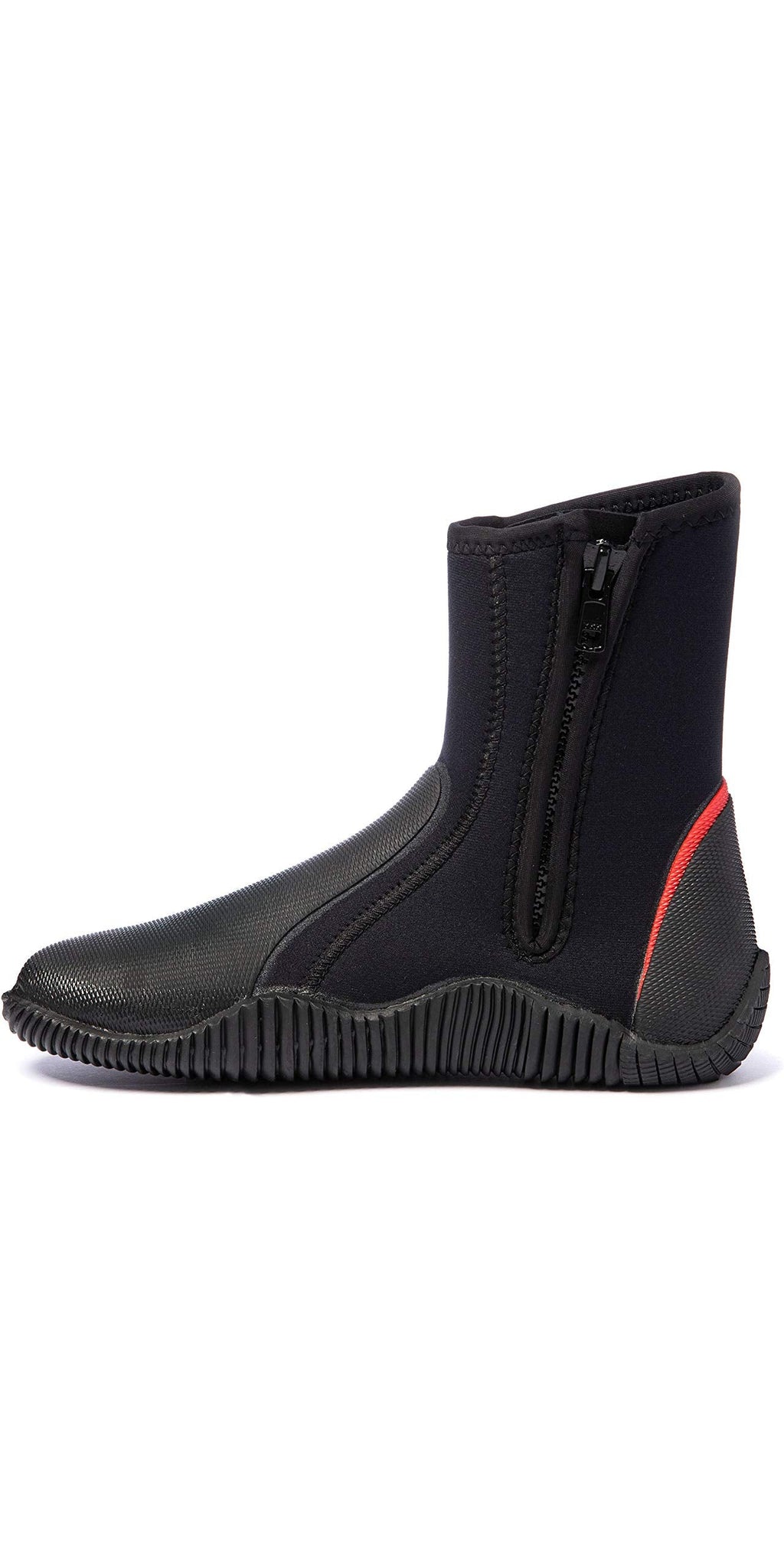 Nava 5mm Neoprene Wetsuit Boots | Zipped Dinghy Sailing Boots – Black