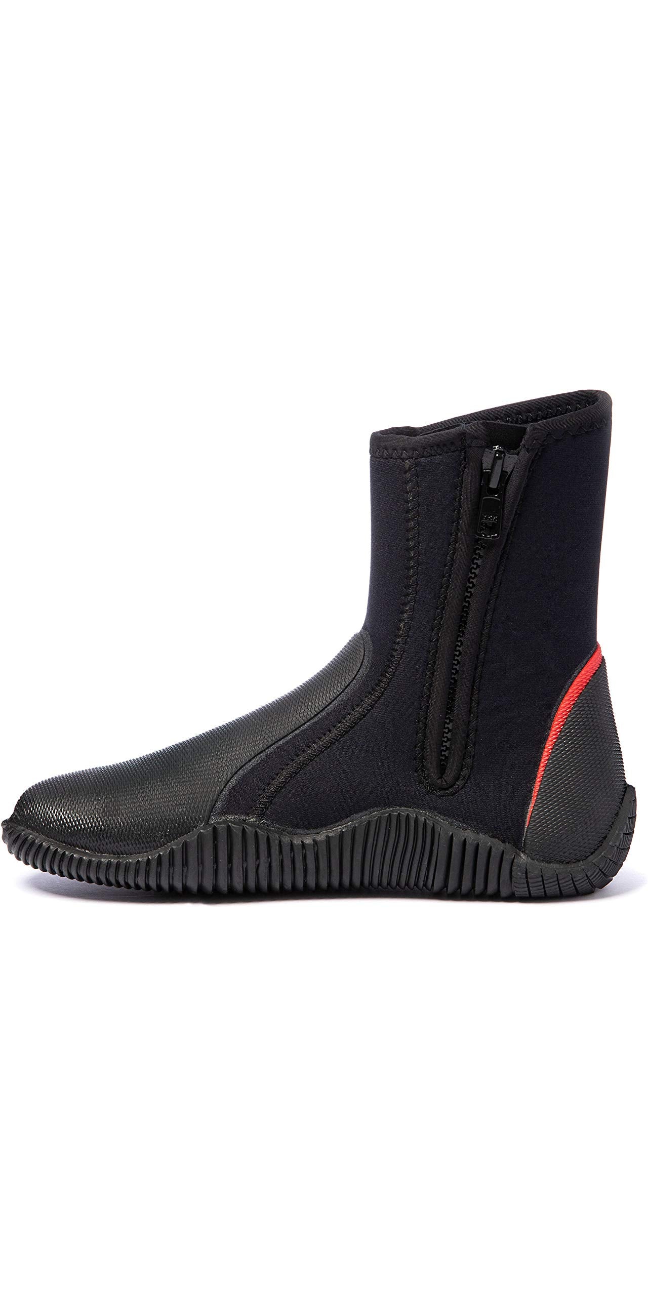 Nava 5mm Neoprene Wetsuit Boots | Zipped Dinghy Sailing Boots – Black