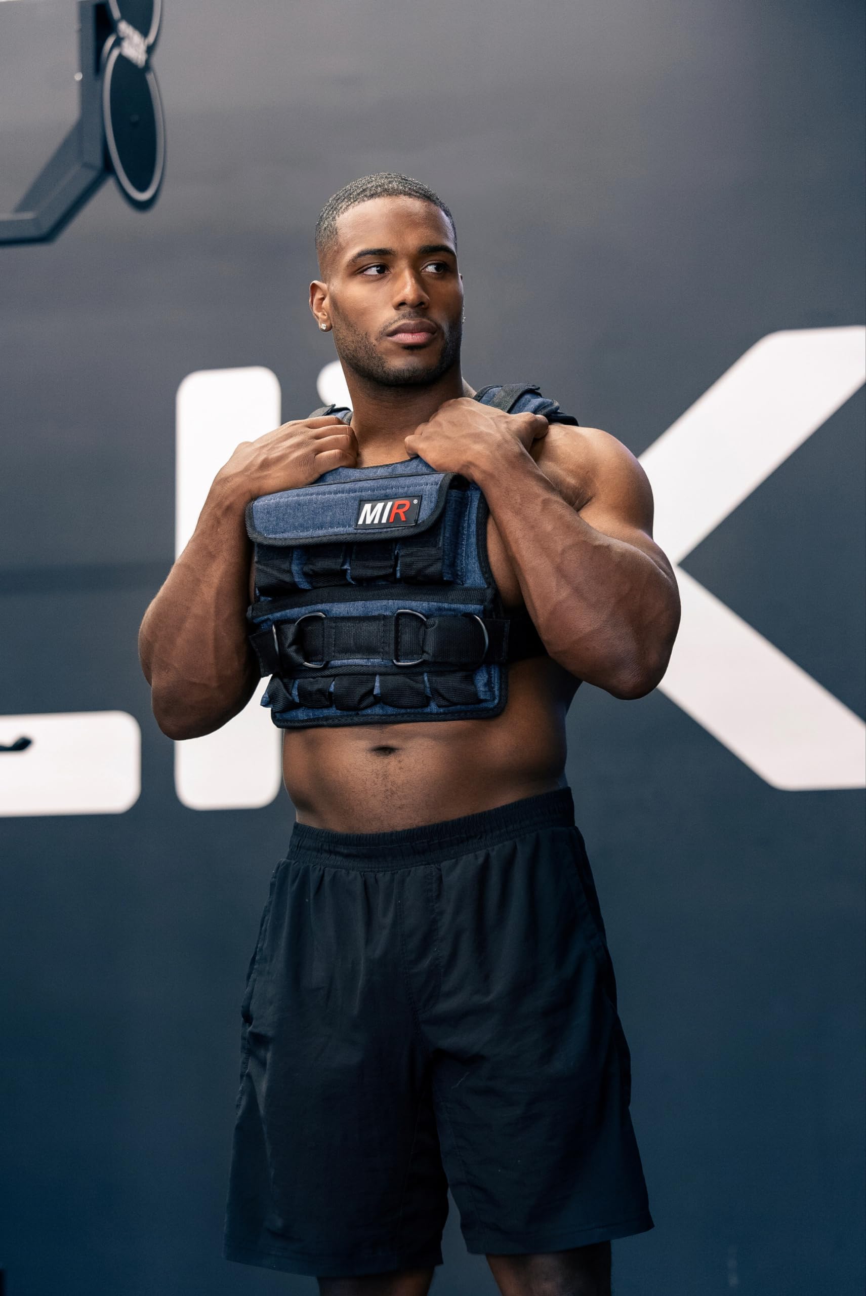 miR Air Flow Adjustable Weighted Vest – 20 lb Washable Fitness Gear