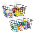 YEXEXINM 2-Pack Metal Bath Toy Organizer | Rust-Resistant Shower Caddy