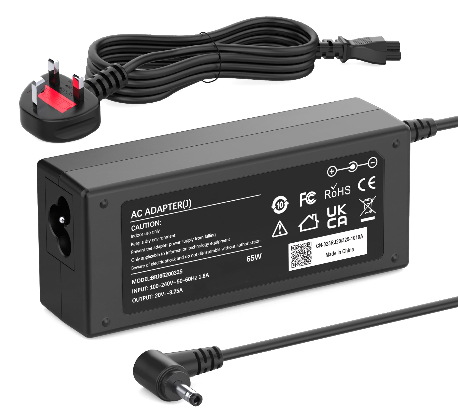 65W Laptop Charger for Lenovo Ideapad, Yoga & Flex Series