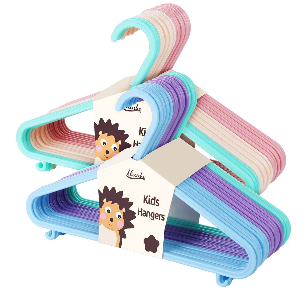 ilauke 40 Pack Kids Hangers with Little Hook - image 1