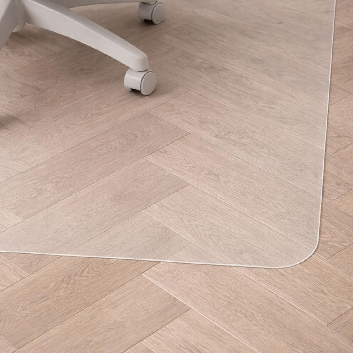 Marvelux Non-Slip Clear PVC Office Chair Mat for Hard Floors, 90 x 120cm - image 3