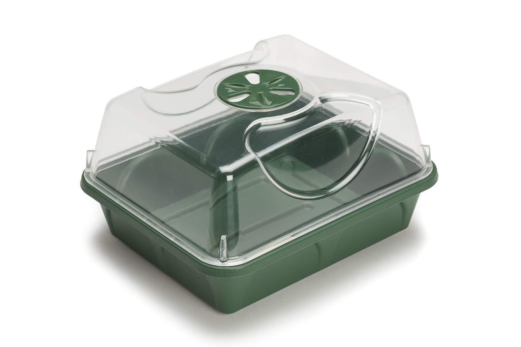 EarlyGrow Heated 3-Bay Windowsill Propagator | Shatter Resistant Plastic