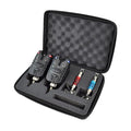 Hirisi Tackle Carp Fishing Bite Alarm and Swinger Set | Blue & Red LED