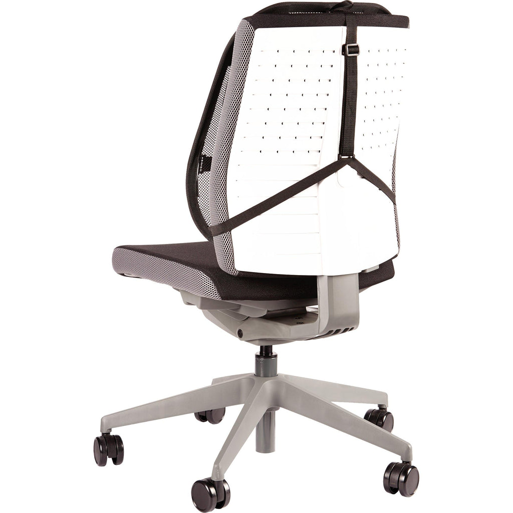 Fellowes Suites Mesh Back Support – Ergonomic Office Chair Lumbar, Graphite