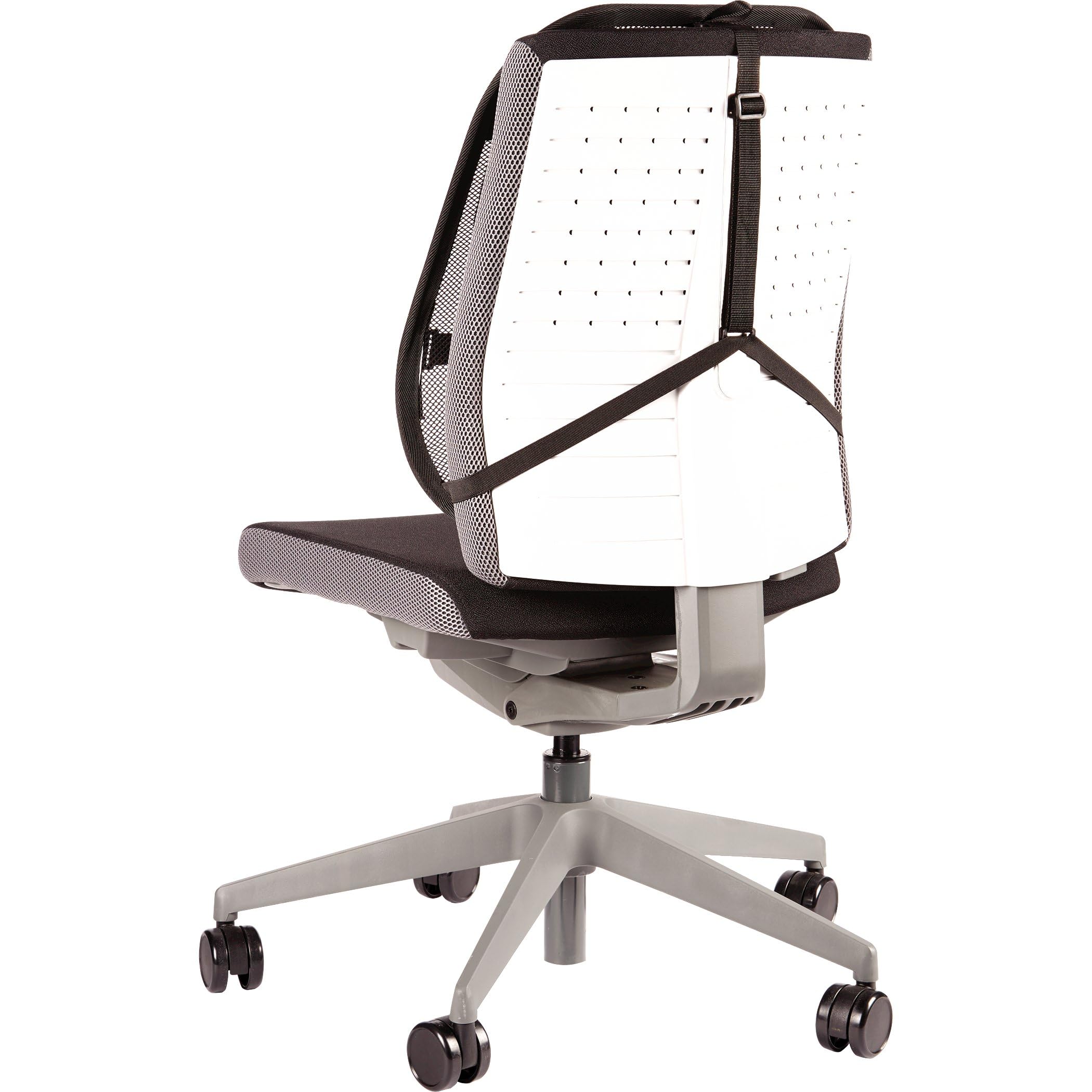 Fellowes Suites Mesh Back Support – Ergonomic Office Chair Lumbar, Graphite