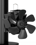 Signstek 6-Blade Magnetic Stove Fan – Silent Heat Powered Log Burner