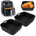 Jolof Store 2PCS Silicone Air Fryer Liners for Ninja AF140UK & AF180UK
