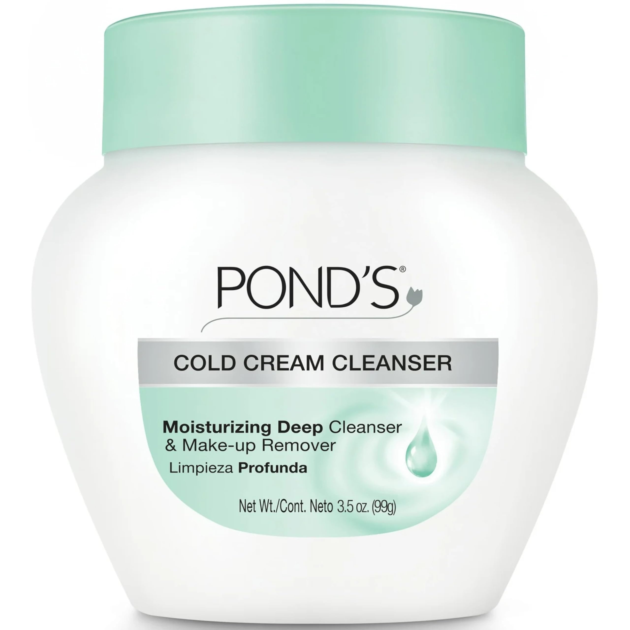 Pond's Cold Cream Cleanser | Moisturizing Makeup Remover | Pack of 2