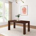 Maxwood Furniture Solid Pine Wood Dining Table – Modern 152.5cm Rectangular