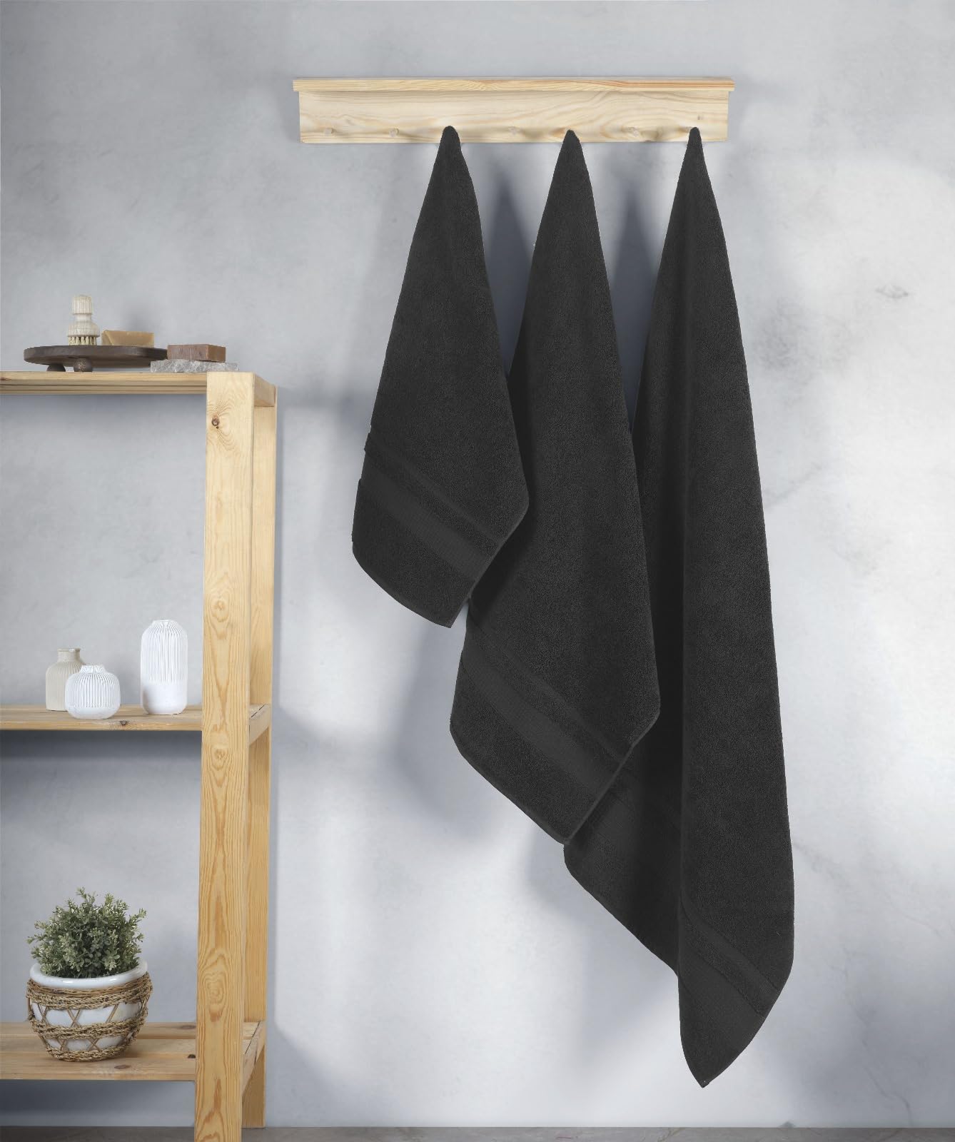 Sterling Mill 3-Piece Turkish Cotton Towel Set - 600 GSM Luxury Linens