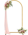 JEBUTU Metal Arch Backdrop Stand | 7.2ft x 4ft Wedding Balloon Frame
