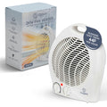 CUQOO 2KW Portable Electric Fan Heater & Cooler – Variable Thermostat