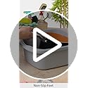 Addis Large Washing Up Bowl – 9.5L Soft Grip Rectangular Basin
