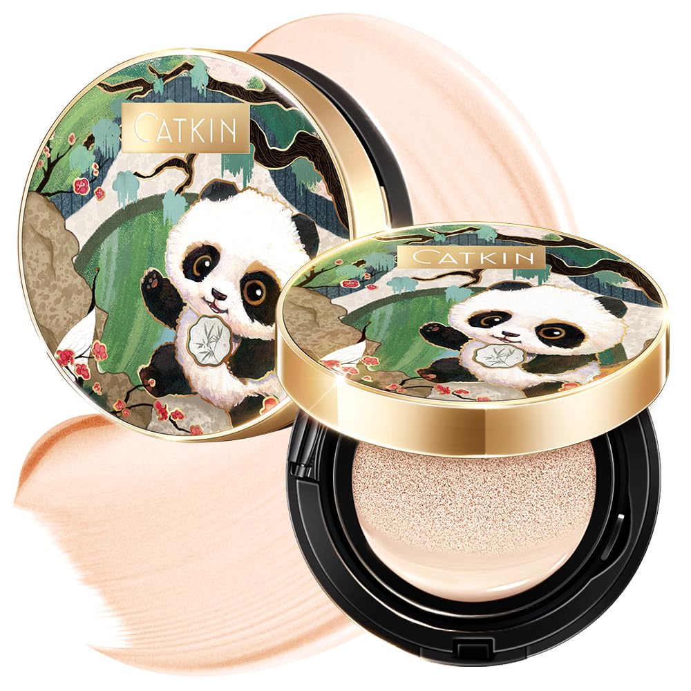CATKIN Panda Land Cushion Foundation - Full Coverage & Hydrating