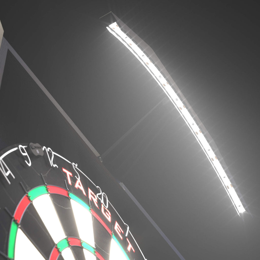 Target Darts Arc Cabinet Set | LED Lighting & World Champion Dartboard