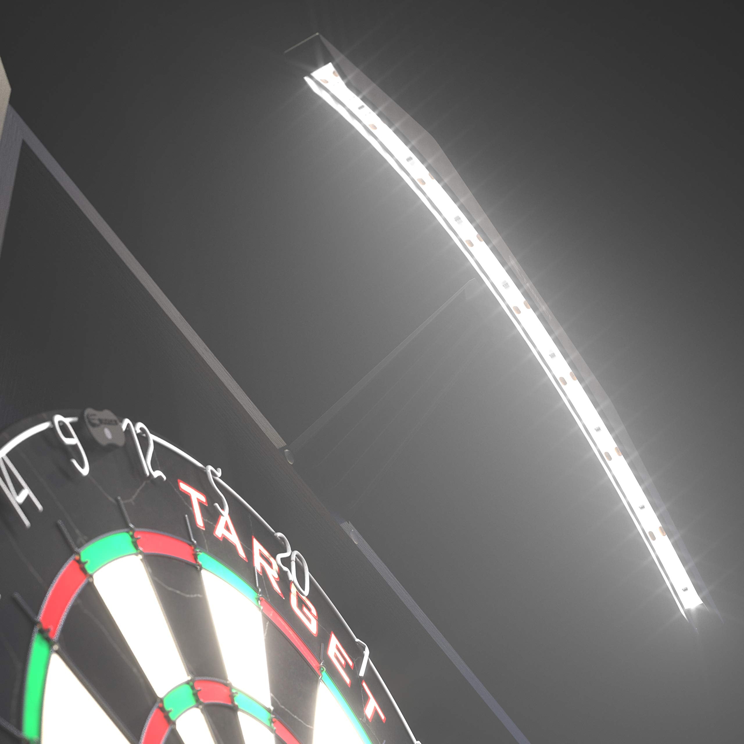 Target Darts Arc Cabinet Set | LED Lighting & World Champion Dartboard