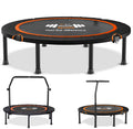 FK Sports Foldable Fitness Rebounder – 48" Mini Trampoline with U Bar