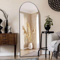 KOCUUY Arched Full Length Mirror | 161x52cm Aluminum Alloy Floor Mirror