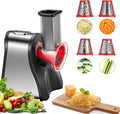 FOHERE 4-in-1 Electric Vegetable Grater & Salad Maker – 150W Motor