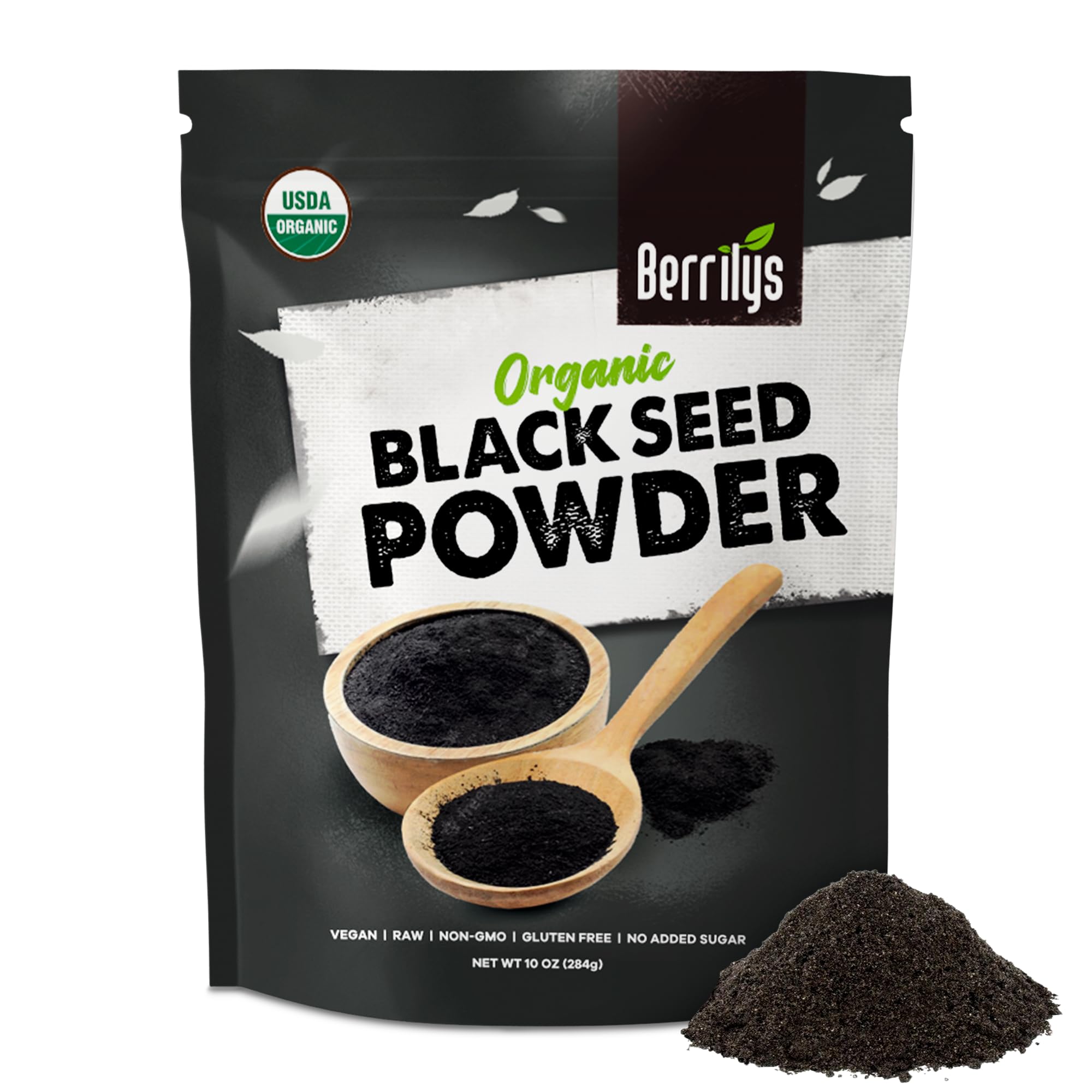 Berrilys Organic Black Cumin Seed Powder | Pure Nigella Sativa – 454g
