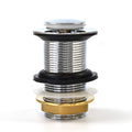 Xcel Home Unslotted Chrome Silver Click Clack Basin Waste, Durable Brass Pop-Up Sink Plug Replacement