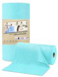 PARPAT Microfibre Cleaning Cloths – 50 Piece Reusable Roll, Blue