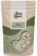 Busy Beans Organic Cashew Nuts – Raw Vegan Plant-Based Protein (500g)