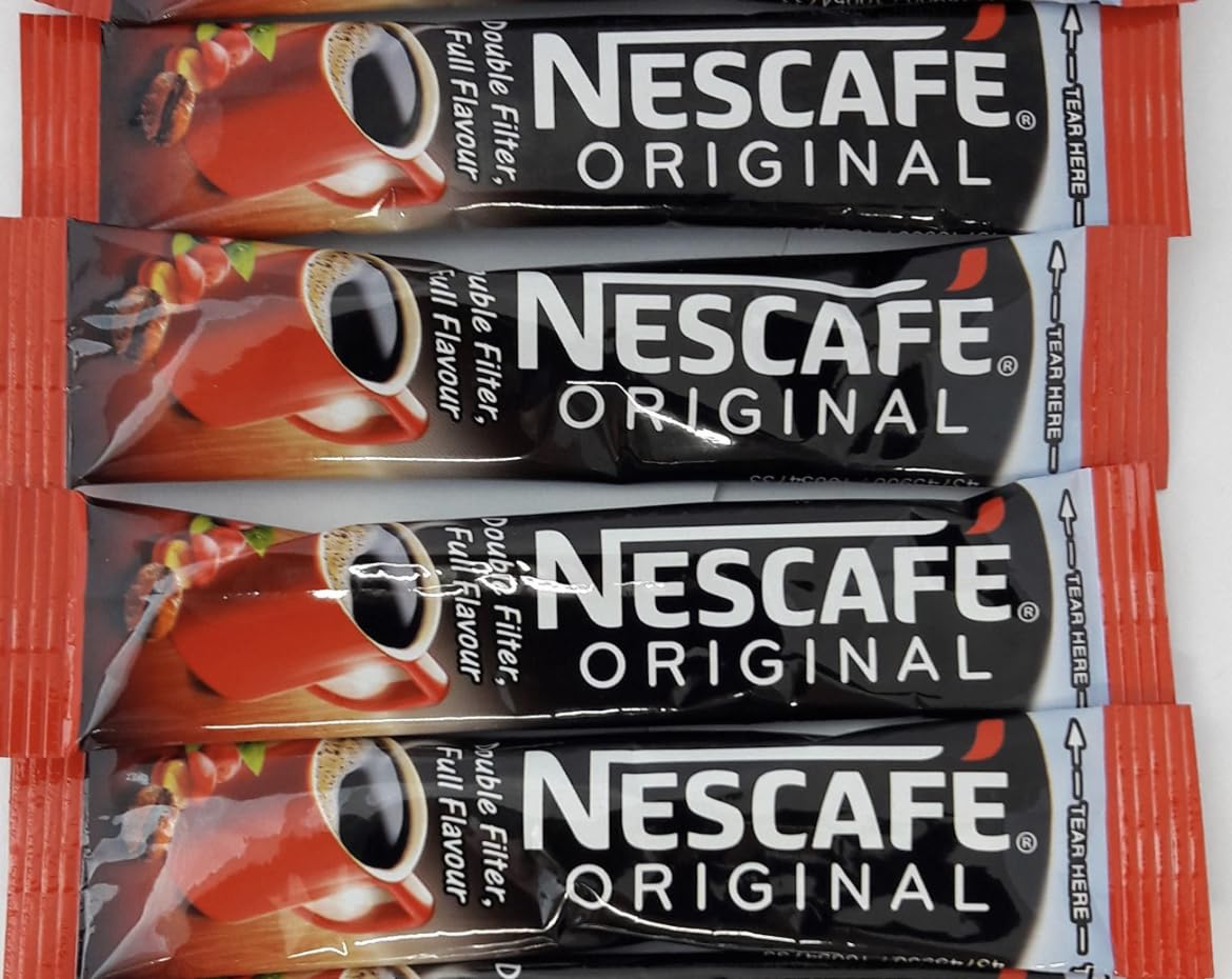 Healthy Home Medium Roast Instant Coffee Sticks – 100 Single Serve Sachets