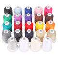 New brothread 24 Colors Mercerized Cotton Thread 30WT for Quilting