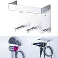 Jolof Store Hairdryer Holder | Stainless Steel Wall Mount Tool Organizer