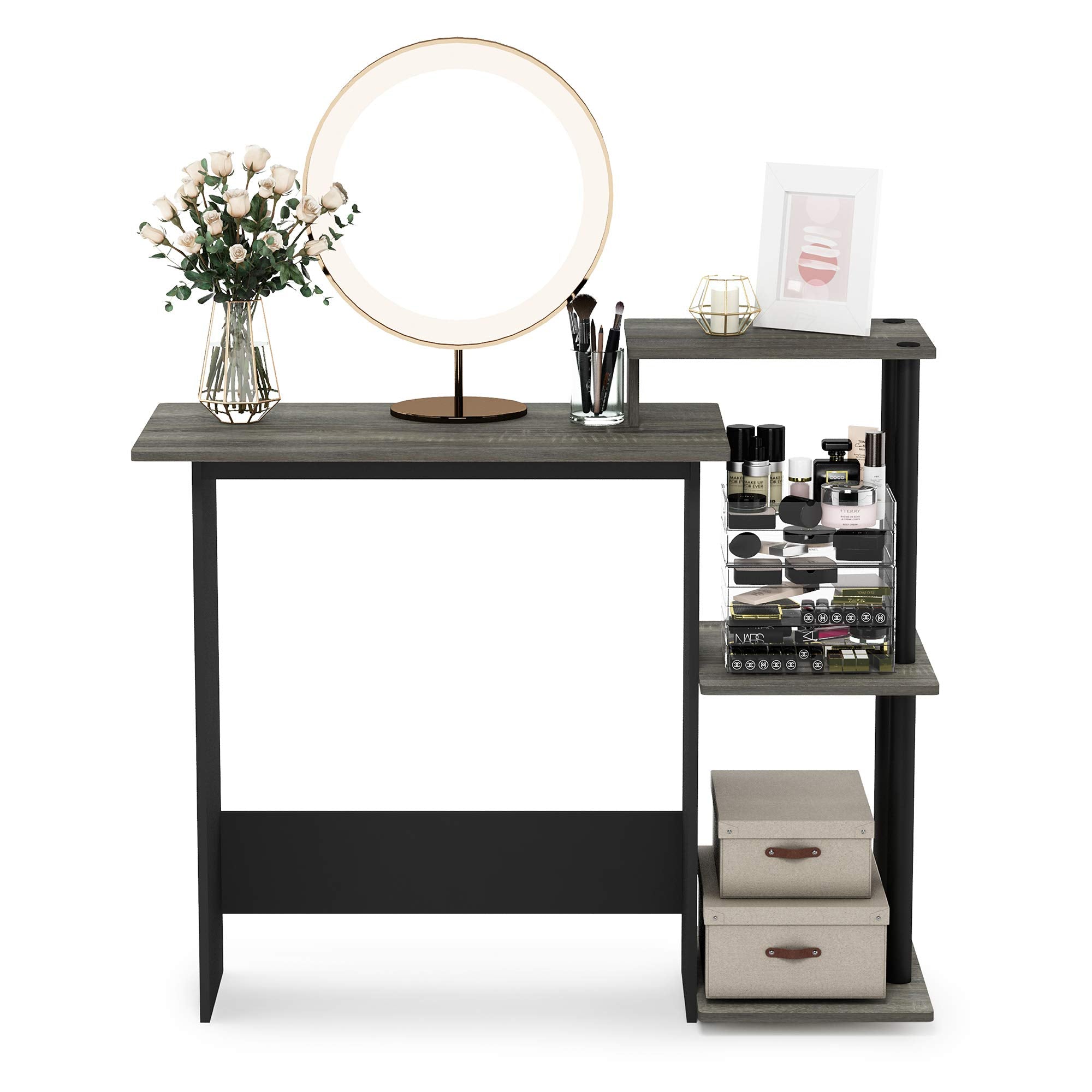 Furinno Efficient Home Computer Desk - Compact Wood Writing Table
