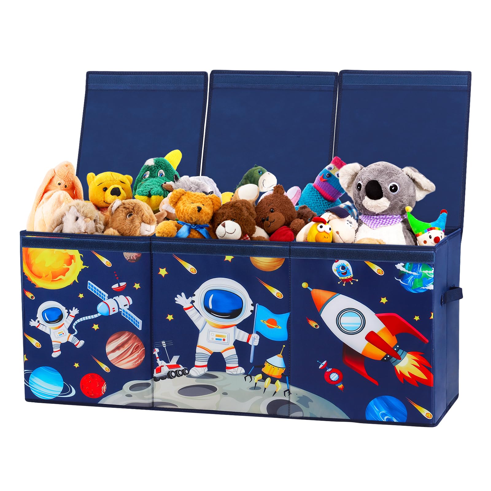 Decalsweet Astronaut Extra Large Toy Storage Box – Foldable Oxford Chest