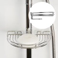 Croydex Easy Fit Riser Rail Soap Basket – Rust-Free Shower Caddy Organiser