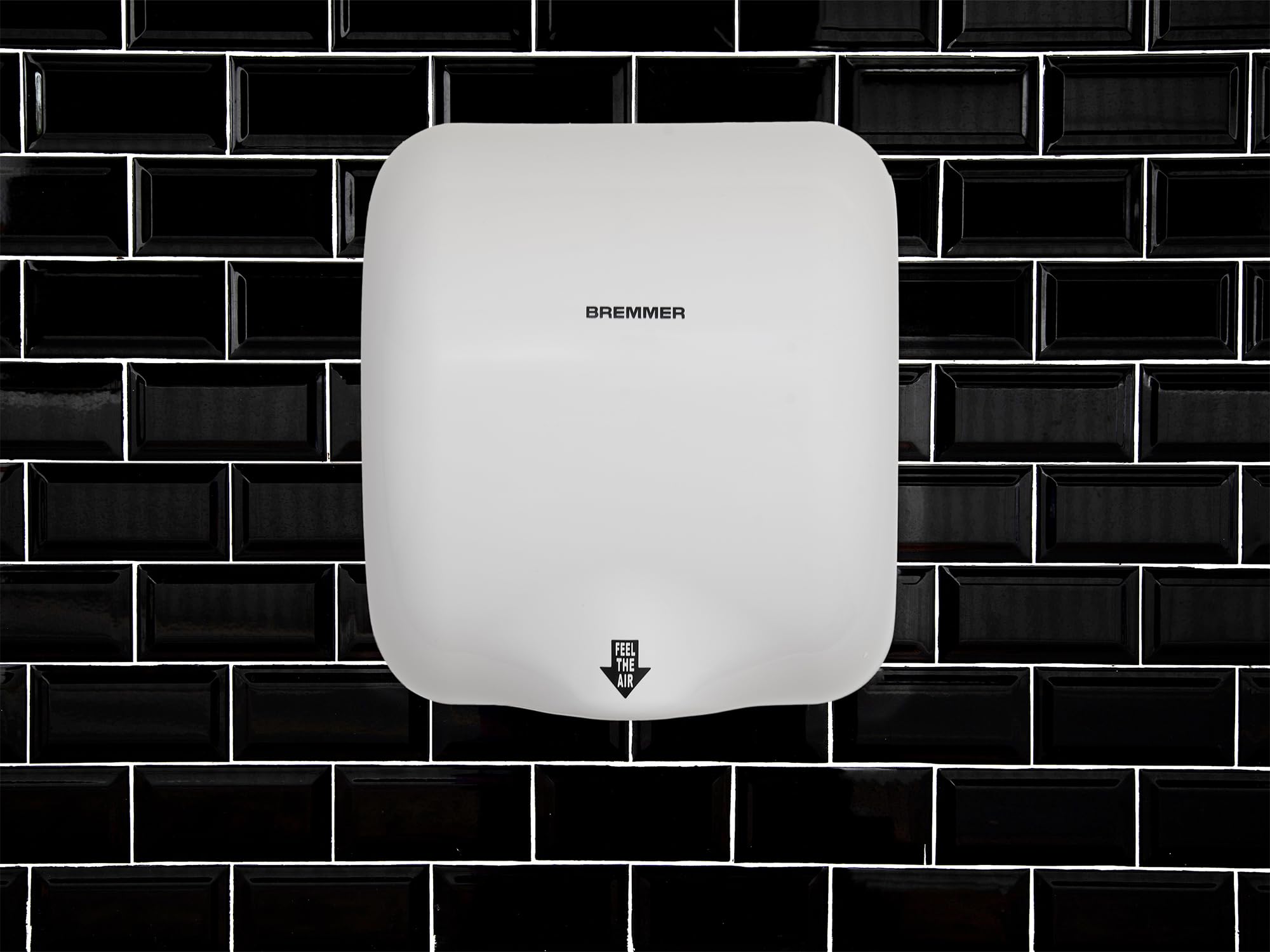 Bremmer Turbo Hand Dryer – High Velocity Eco Commercial Dryer (White)