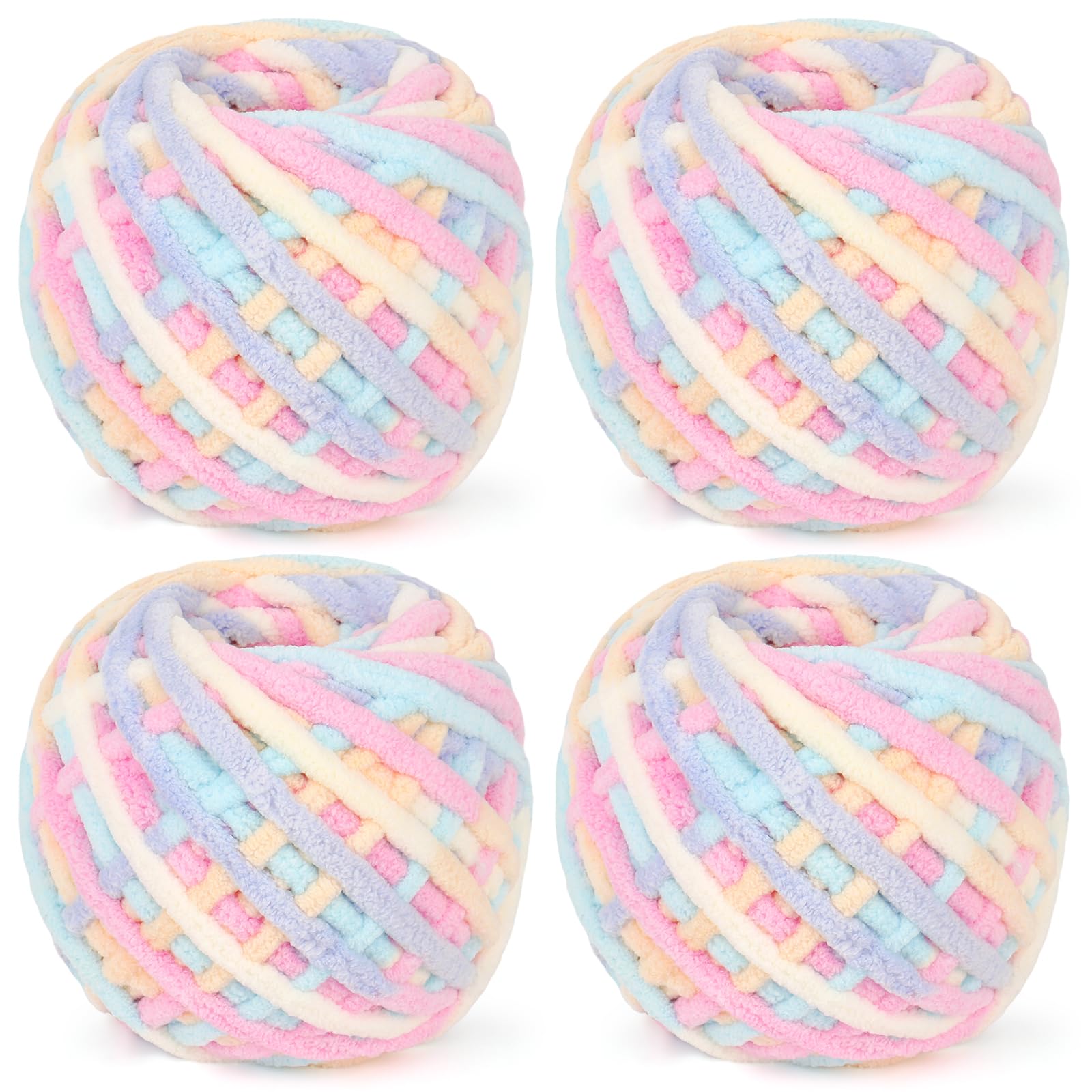 Reessy Chunky Yarn – 400g Soft Velvet Thick Wool for Crochet and Knitting