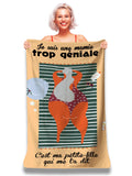 Zinello Design Personalised Microfibre Beach Towel – Quick Dry & Lightweight