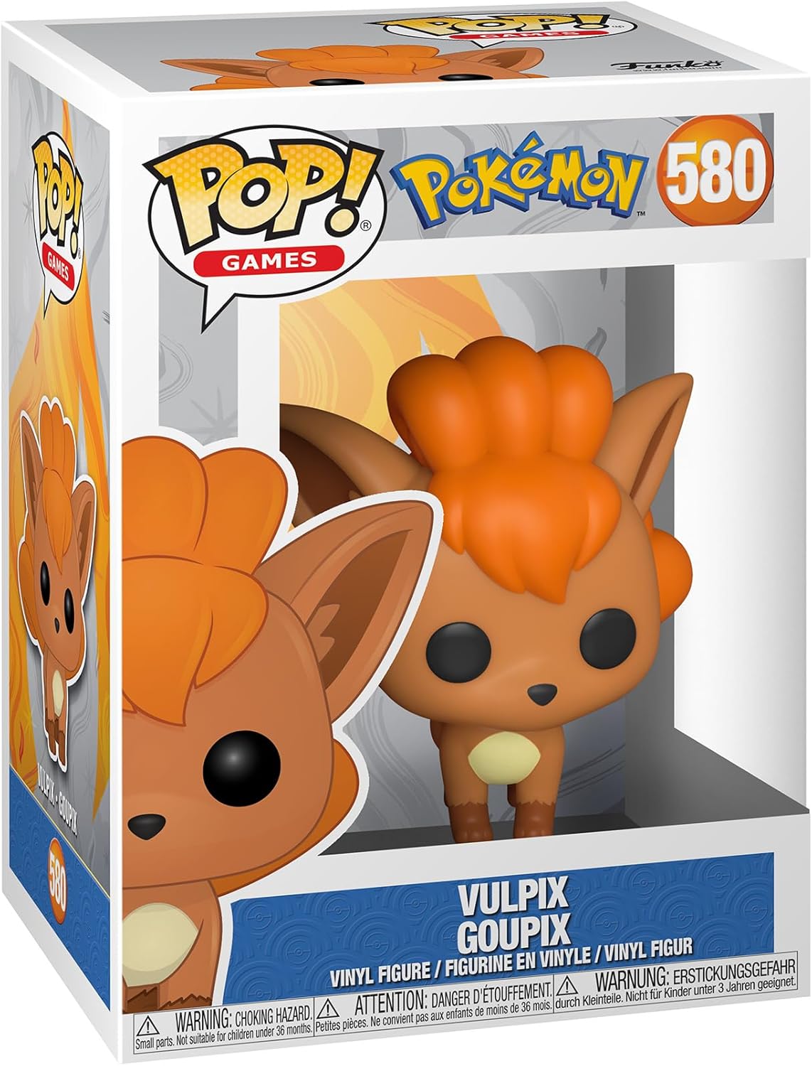 Funko Pop! Games: Pokemon Vulpix Vinyl Figure – 3.75-Inch Collectible