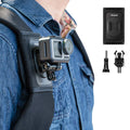 TELESIN Backpack Strap Mount for GoPro & DJI - Adjustable Shoulder Clip
