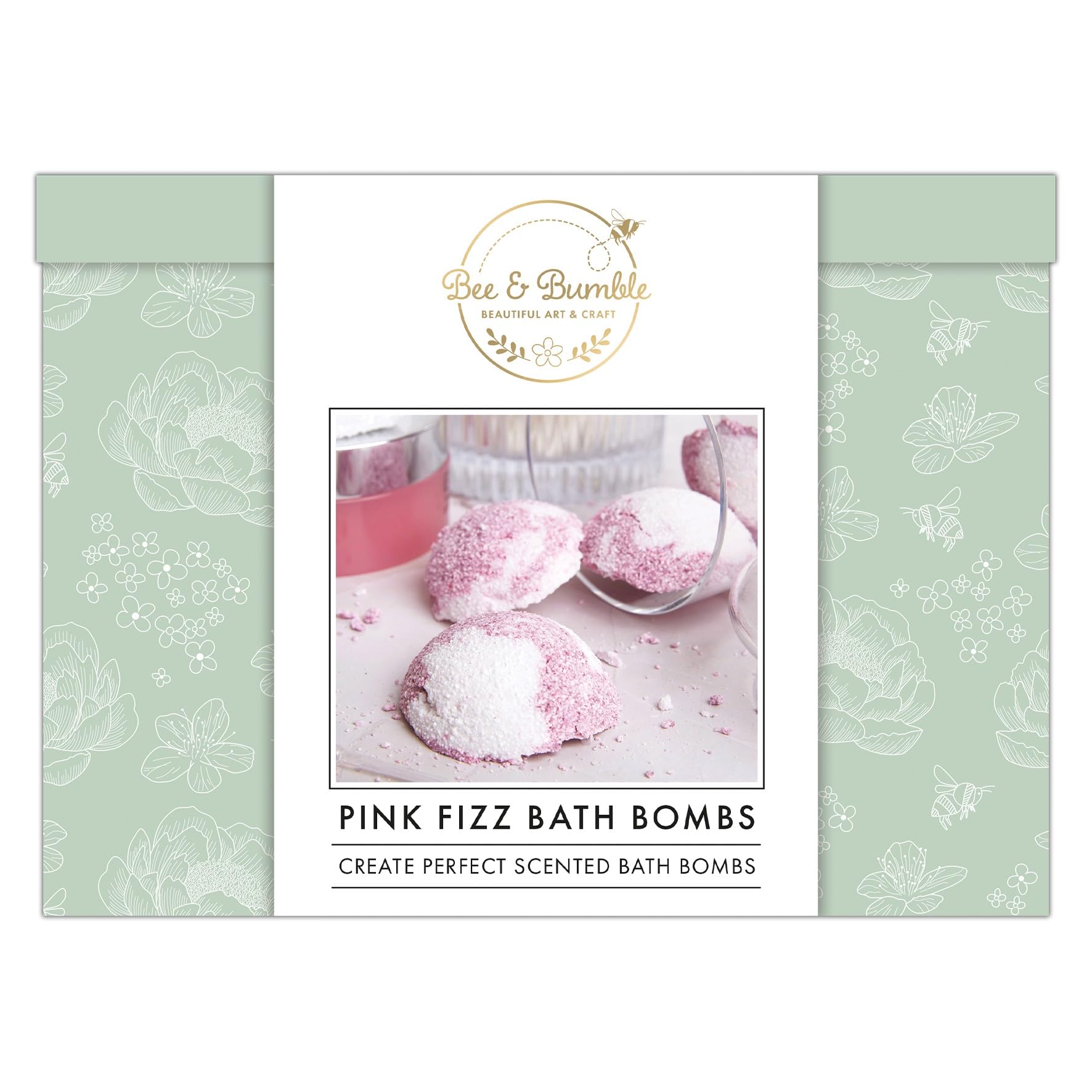 Bee & Bumble DIY Bath Bomb Making Kit – Pink Fizz Scented Craft Set