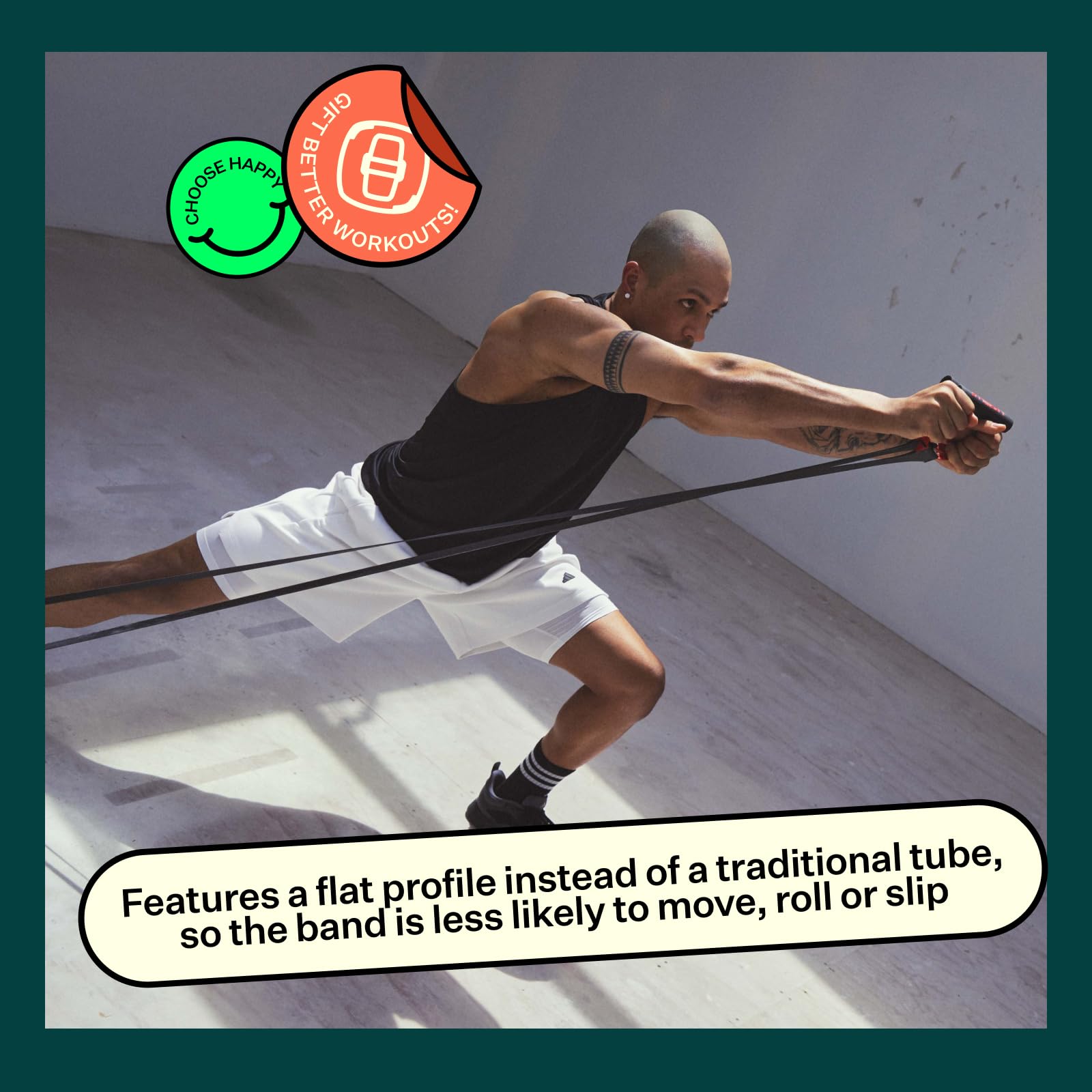 Les Mills SMARTBAND Extreme Resistance Band for Core and Strength Training
