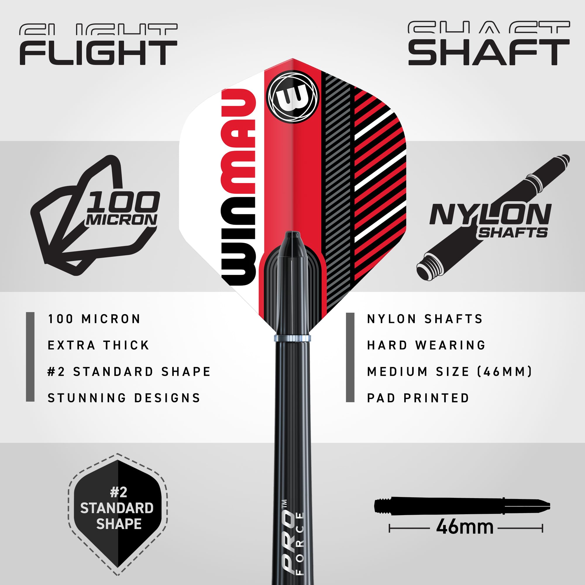 Winmau Masters Pro Bristle Dartboard Set | Professional Steel Tip Darts